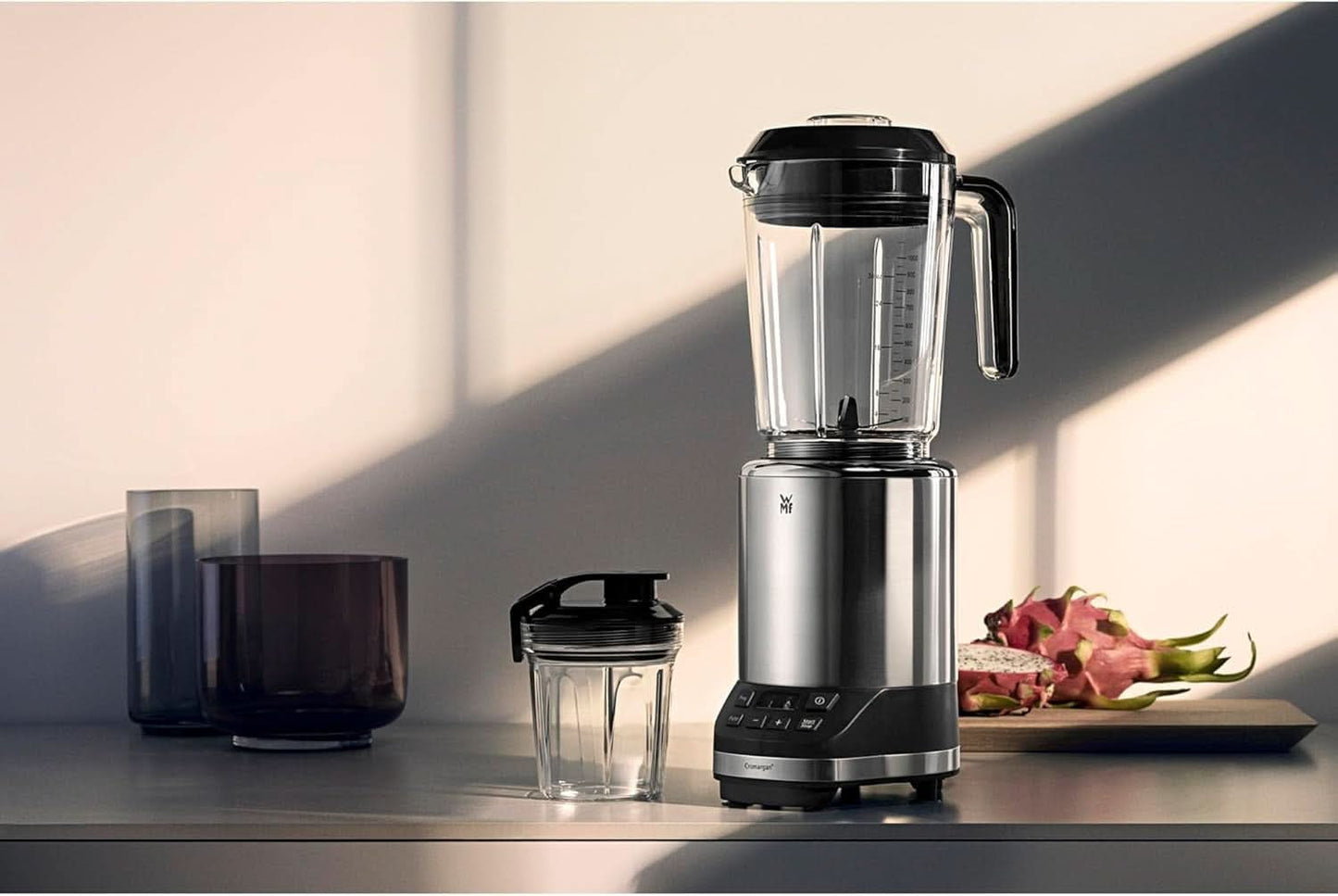 WMF Kult Pro Multifunktionsmixer Hochleistungsmixer, 30.000 U/Min, Smoothie Maker, Standmixer, Ice-Crush Funktion, 4 Mixbeholdere Inkl. Togo-Verschluss Kitchen Naty Shop
