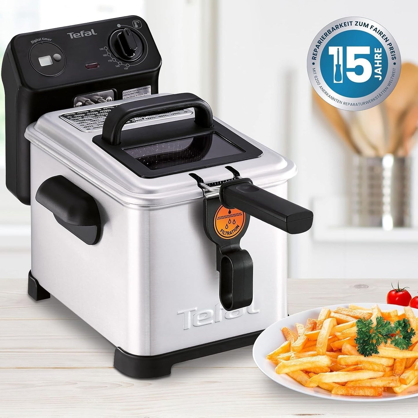 Tefal FR5160 Filtra Pro, semi-professionel oliefriture Hvidevarer Naty Shop