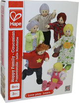 Hape E3401 Four Seasons House, møbleret og E3500 - Dukkefamilie, lys hud