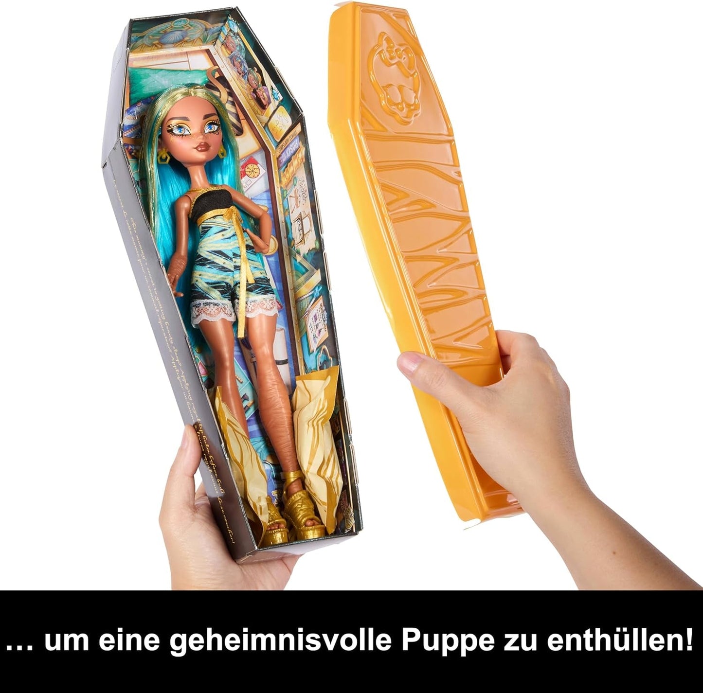 Monster High Buried Secrets Dukker og tilbehør, Hyggeligt Creepover-tema med en Mystery Doll og 5 Unboxing Surprises (tallene kan variere), HYV64