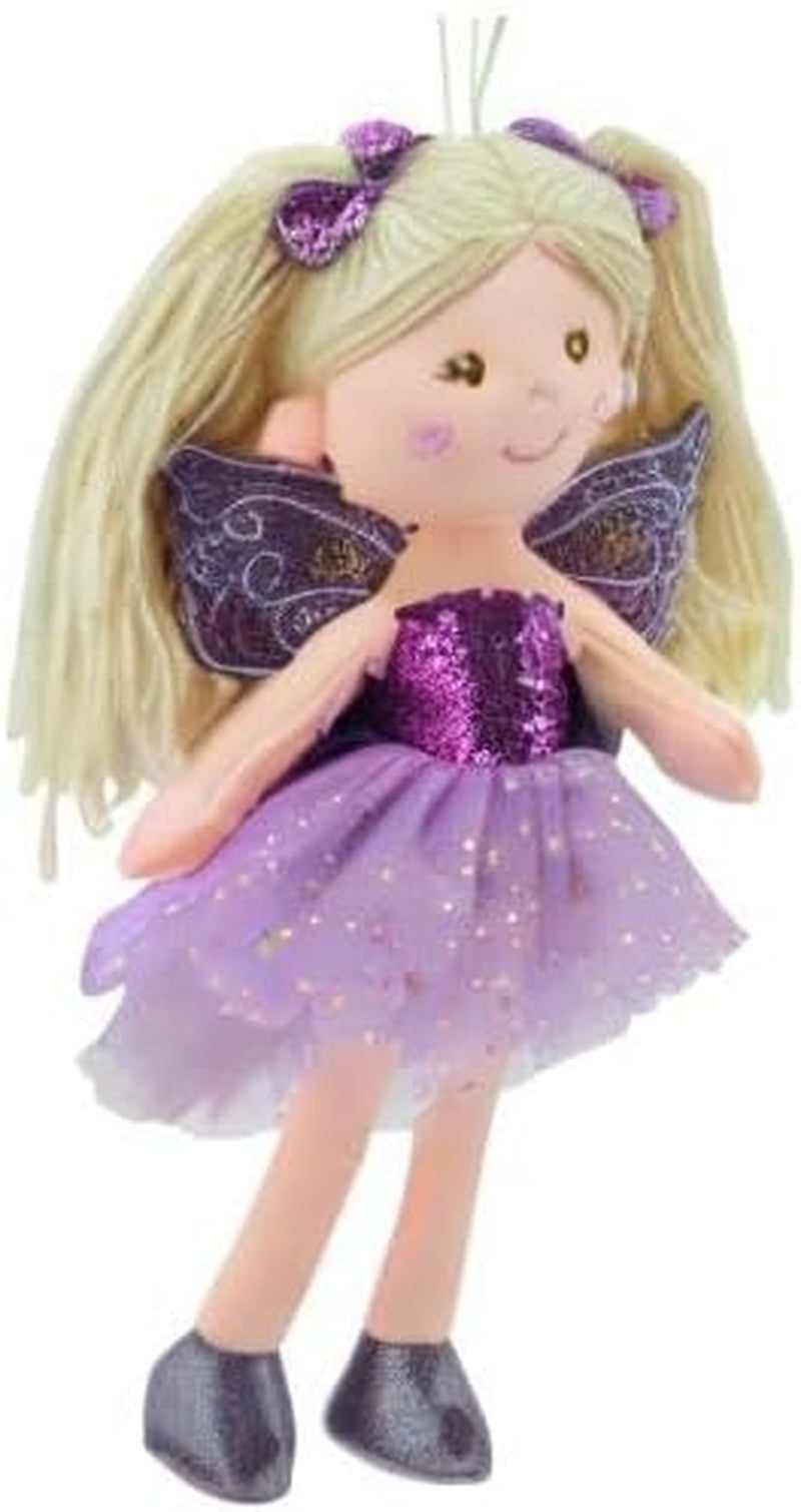 11766 Stofdukke Fairy Plys Legetøj Prinsesse 30 cm Lilla