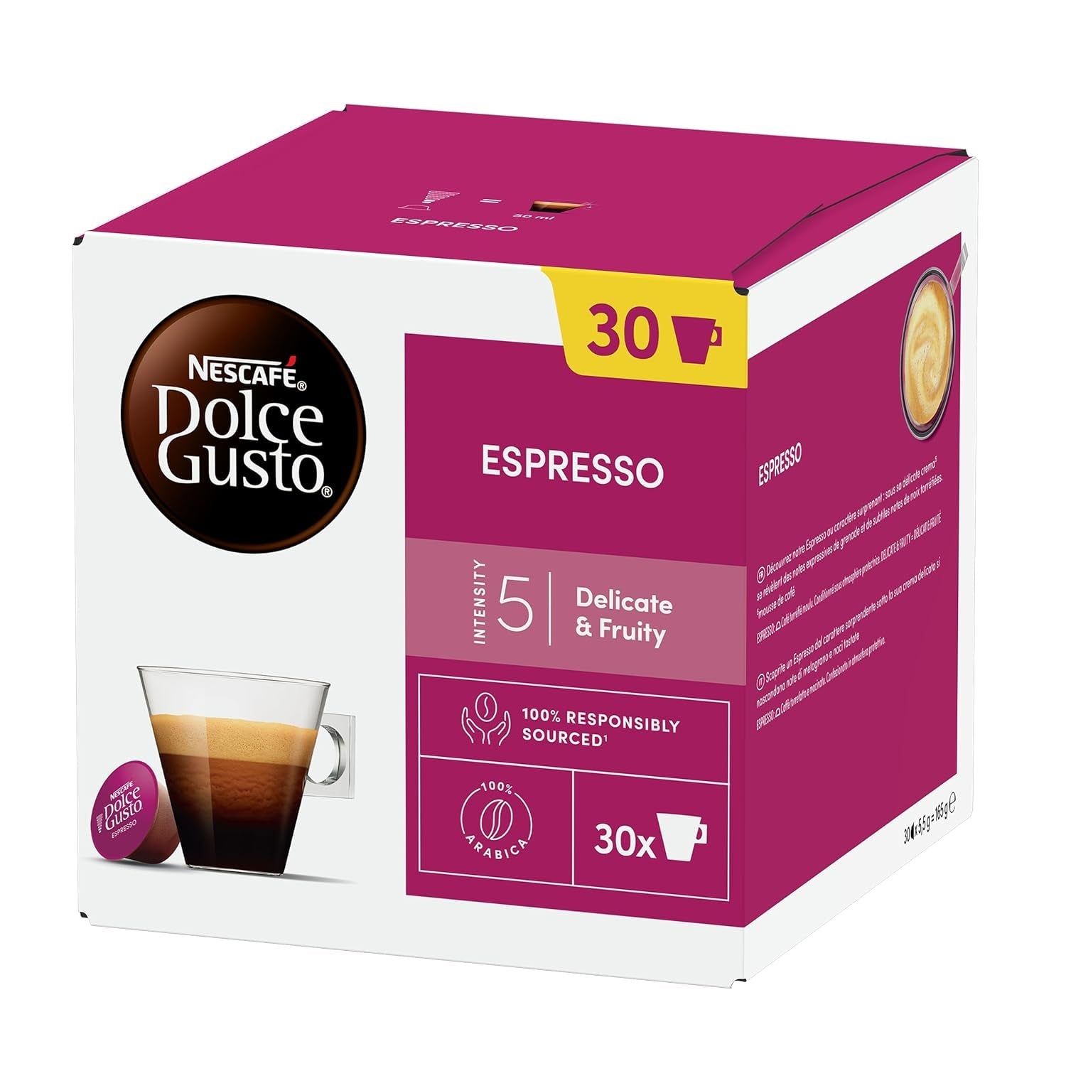 Vifycim Gusto Espresso – Café – 90 kapsler (3 Boîte XL x 30 Stück)