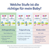 HiPP 3 Økologisk Combiotik (4 x 600 g), tilskudsmælk fra 10 måneder, med naturlige kulturer af mælkesyre, vitamin C og D, GOS, Omega-3 (DHA, ALA), af bedste økologiske kvalitet