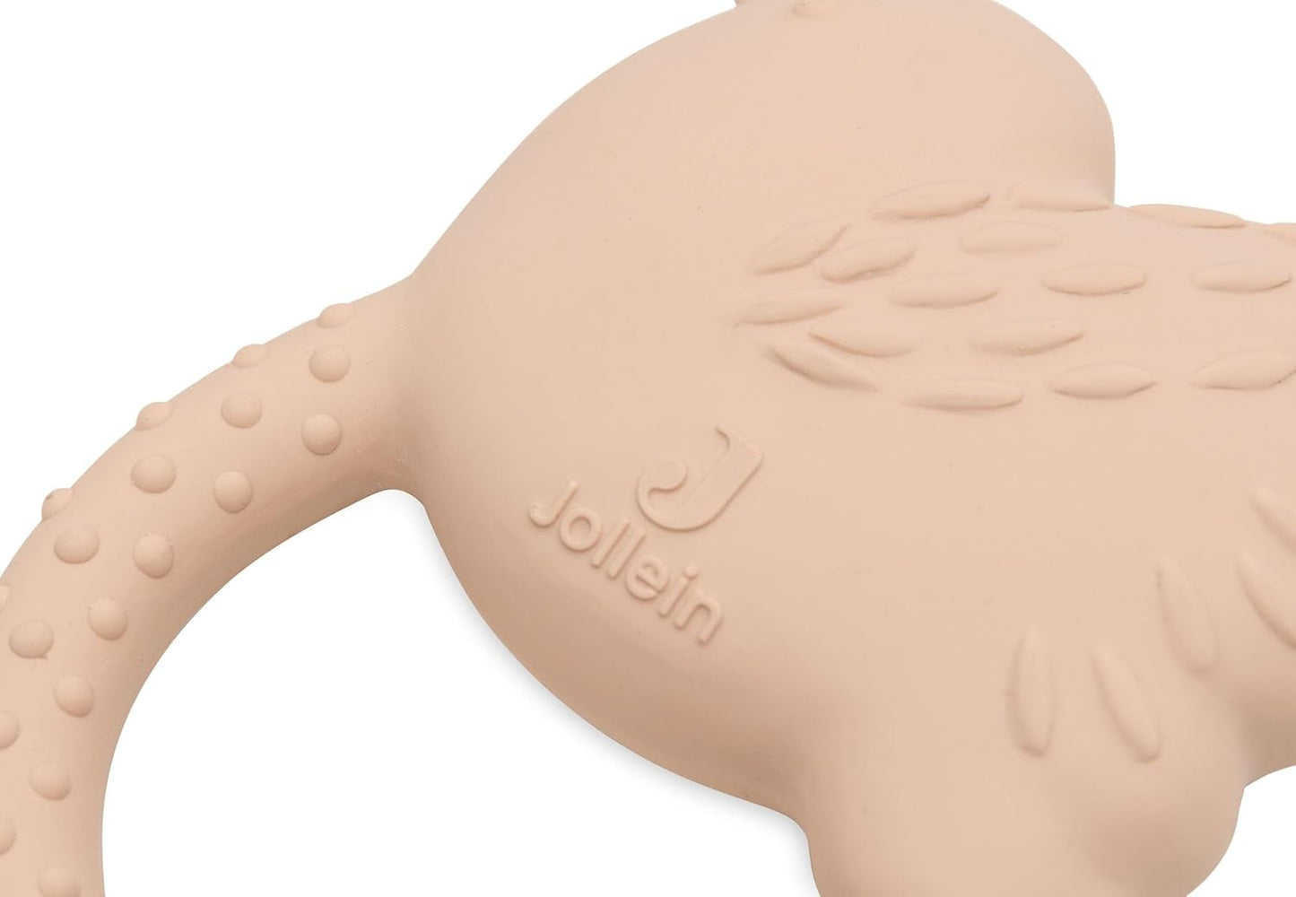 Jollein Natural Rubber Baby Bringning - Smukke Fugle - Baby Bringning - Bringehjælp - Harmløs og BPA Fri - Baby Legetøj