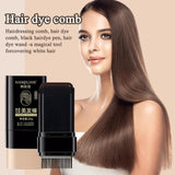 2stk mørkebrunt hårlinjepulver, hårlinjepulver, hårlinjeskjuler, hårfarveblyanter med kam, gråt hårbetræksværktøj til kvinder og mænd (40 g, mørkebrun) Naty Shop hårfarve