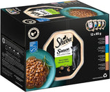 Sheba Sauce Collection Tray Multipack, fine varianter MSC, 4x12x85g