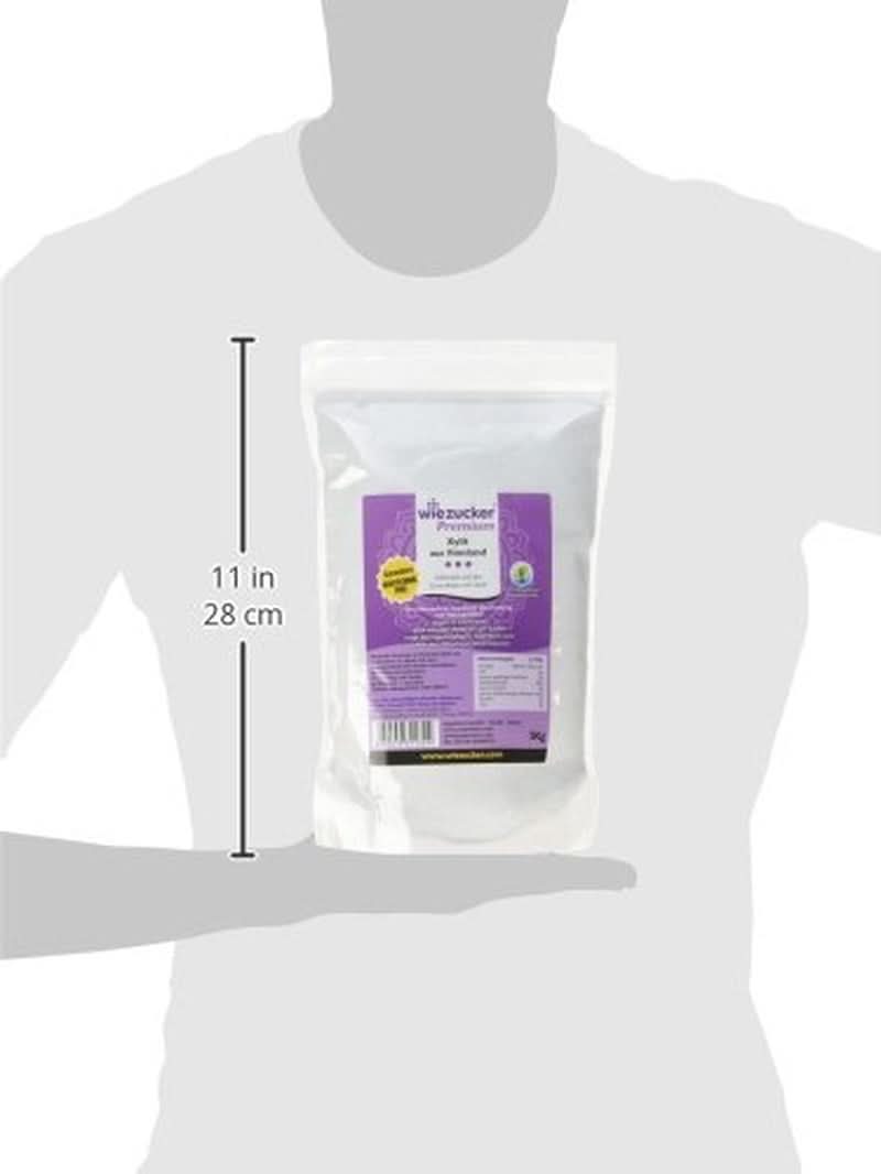 Original birkesukker fra Finland, 1 Kg Sweeteners Naty Shop