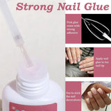 240 stk. Korte falske neglesæt - Korte naturlige kunstige falske negle til lim på - Nude Gradient Kunstige negle til Box Nail Extensions (Nude Gradient)