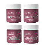 Vejledning semi-permanent hårfarve 100 ml æske 4 pakke (Pillarbox Red) Naty Shop Pastel Rose hårfarve 100 Ml (pakke med 4)
