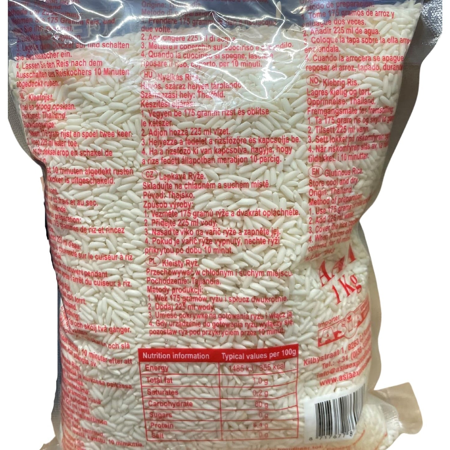 ROYAL THAIRIS - Sticky rice - 1 x 1 KG