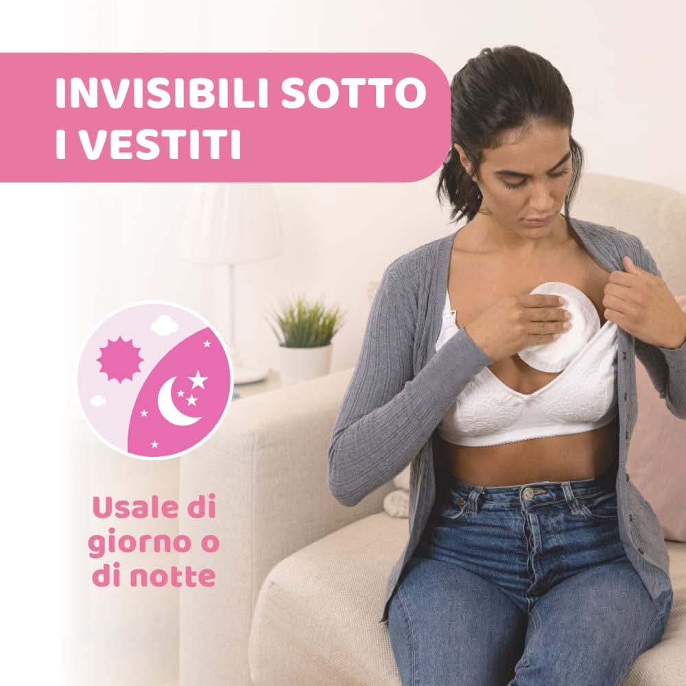 Chicco Acterielle Natural Feeling ammeindlæg, 30 stk. Mad og ammetilbehør Bebe Naty Shop