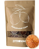 200gr Tørrede limefrugter til cocktails|tørrede frugter til sukkerfri cocktails, dekoration, bagning, jul, drinks, te|100% naturlig Tørrede limeskiver til gin, aftencocktail Tørrede produkter Naty Shop Limes 100Gr