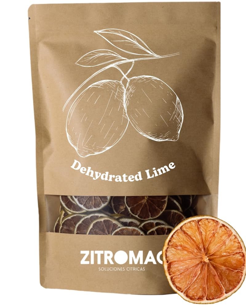 200gr Tørrede limefrugter til cocktails|tørrede frugter til sukkerfri cocktails, dekoration, bagning, jul, drinks, te|100% naturlig Tørrede limeskiver til gin, aftencocktail Tørrede produkter Naty Shop Limes 100Gr