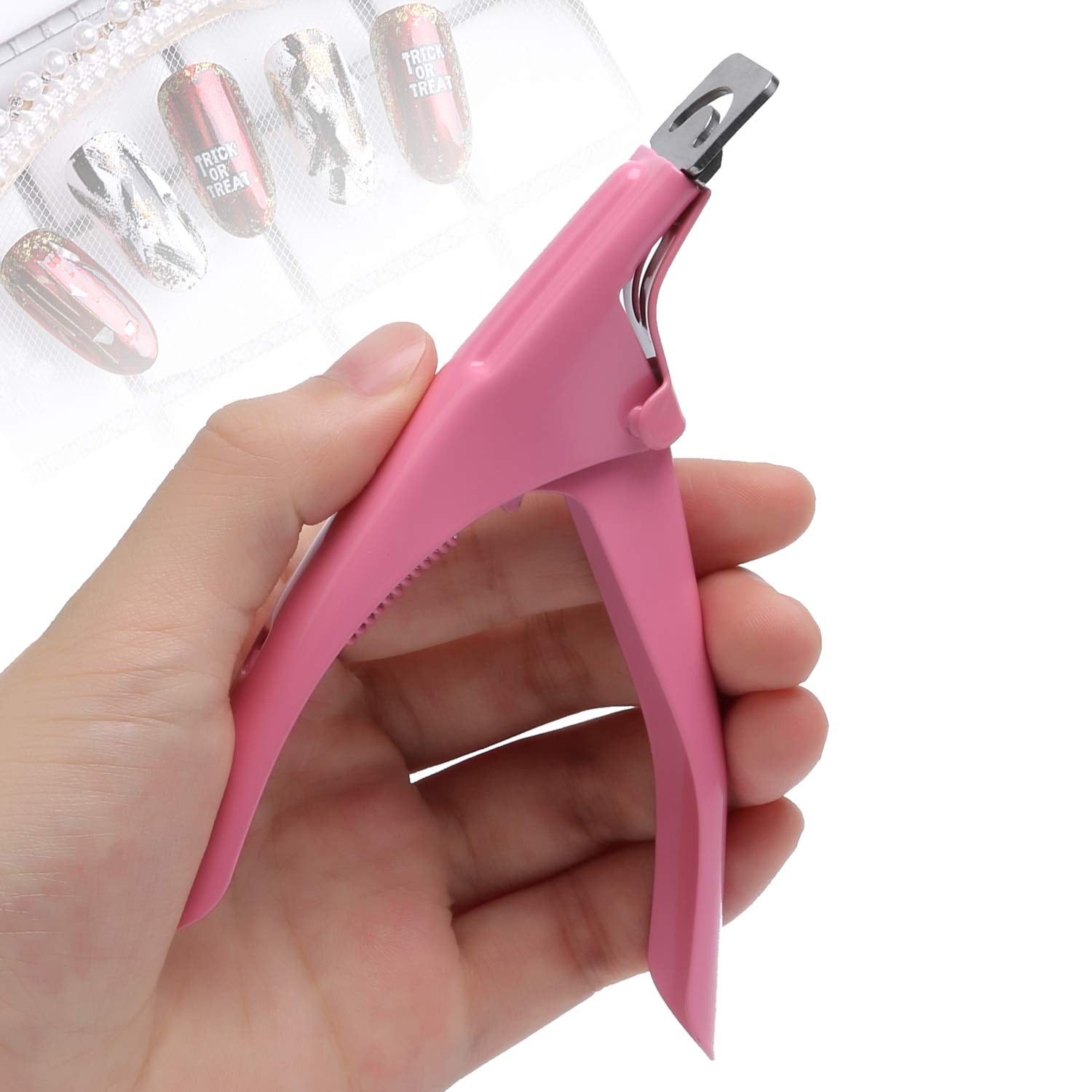 MWOOT 3 stykker falske negletang Akryl negletang, rustfrit stål neglespidser Cutter Trimmer Manicure Tool til akryl kunstige gel negle