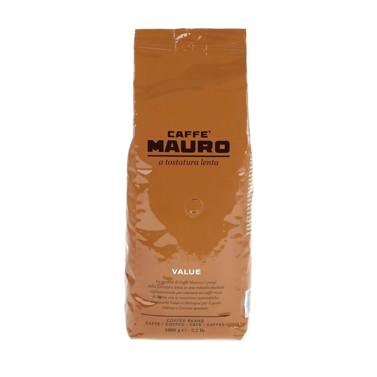 Espresso Mauro kaffe - Værdi for maskiner, 1000g bønner