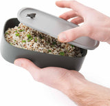 BergHoff dobbelt bento-boks - Leo (madkassesæt 19x12,5x9 cm, to kasser, mikroovnsikker, lufttæt forsegling, opvaskemaskine-tål, ideel til snacks / snacks / salat) 3950126 Madopbevaringsbokse Naty Shop