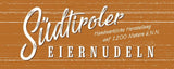 BioGourmet båndnudler med Schüttelbrot fra Sydtyrol (BGB) | Saltede ægnudler med smag og ægte pletter fra Sydtyrol | 1 x 250g Bio