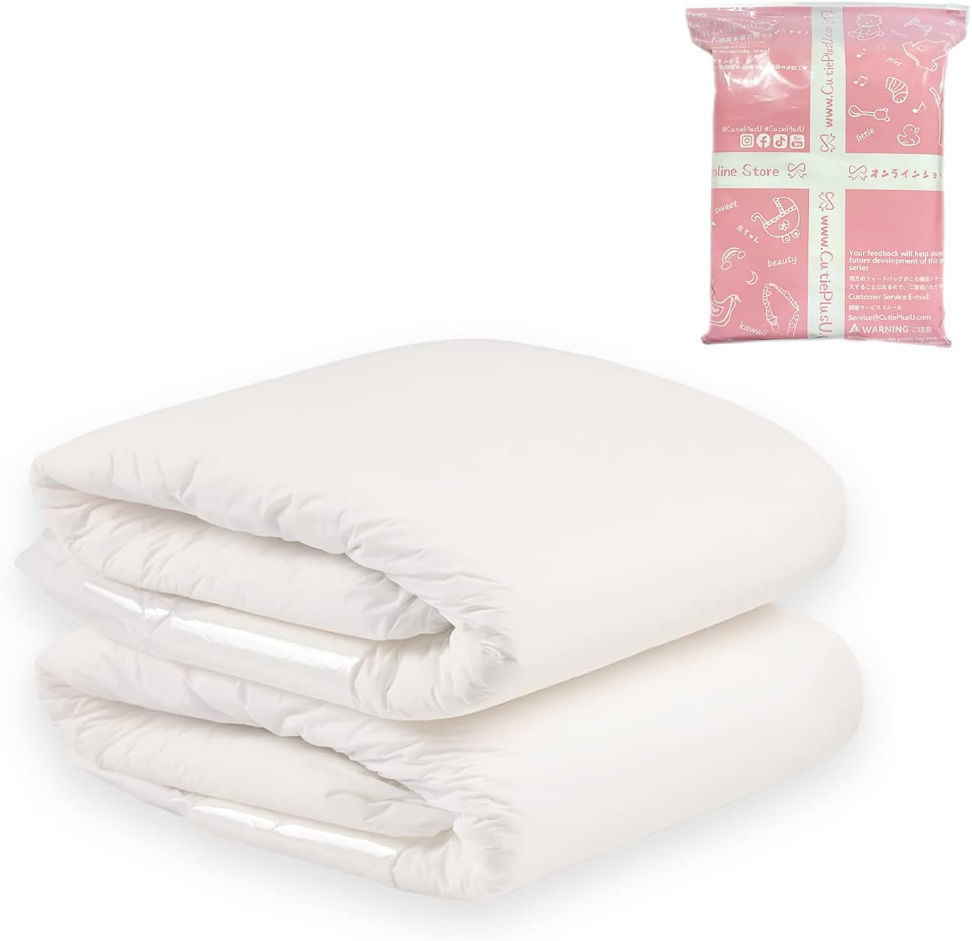 CutiePlusU voksenbleer, tør overflade, maksimal absorptionsevne natten over, engangsble til inkontinens - blå, 2 stk. (medium 71-96 cm)