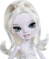 Rainbow High Shadow High Girl's Night Doll - Natasha Zima - 28 cm modedukke i nuancer af gråt, hvidt hår og sølv outfit med tilbehør og kam - Til samlere og børn fra 6 år og opefter