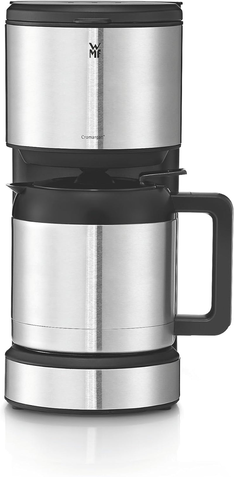 WMF Stelio Aroma espressomaskine med termokande, filterkaffe, 8 kopper, anti-dryp system, automatisk sluk, 1000 W