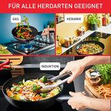 Tefal Genanvendt på, 100 % genanvendt aluminiumspande, non-stick belægning, induktion Gryder og pander Naty Shop