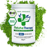 Matcha terapi 30+ | Økologisk Matcha tepulver | 60 g | Med et verificeret indhold på mindst 30 mg/g catechin EGCG | Understøtter immunsystemet og energiniveauet | Ceremoniel kvalitet | Grøn te fra Japan