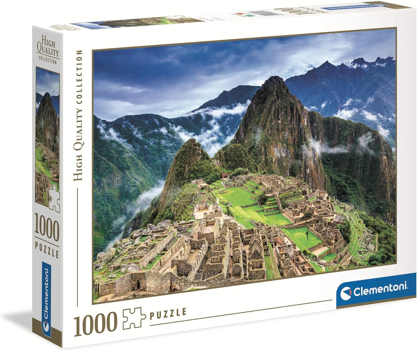 Clementoni 39604 Machu Picchu - 1000 brikker puslespil fra 9 år gammelt Farverigt puslespil til voksne med dristige farver Færdighedsspil for hele familien God gaveidé puslespil Naty Shop Standardtitel