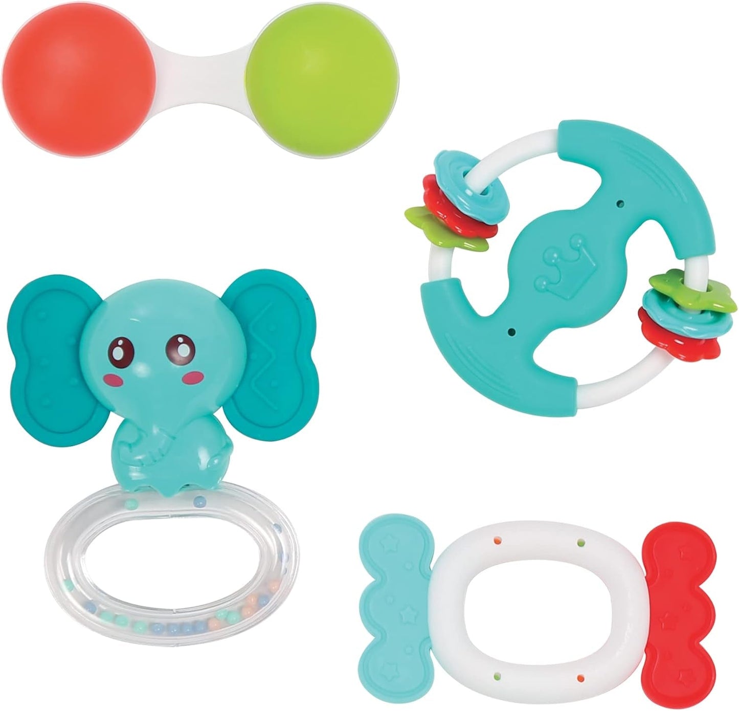 LUDI - Planet Bell - Babylegetøj - Fra 3 måneder - Levende farver, forskellige teksturer og original form - Fremmer finmotorik og fingerfærdighed Bebe Naty Shop 4 ranglelegetøj