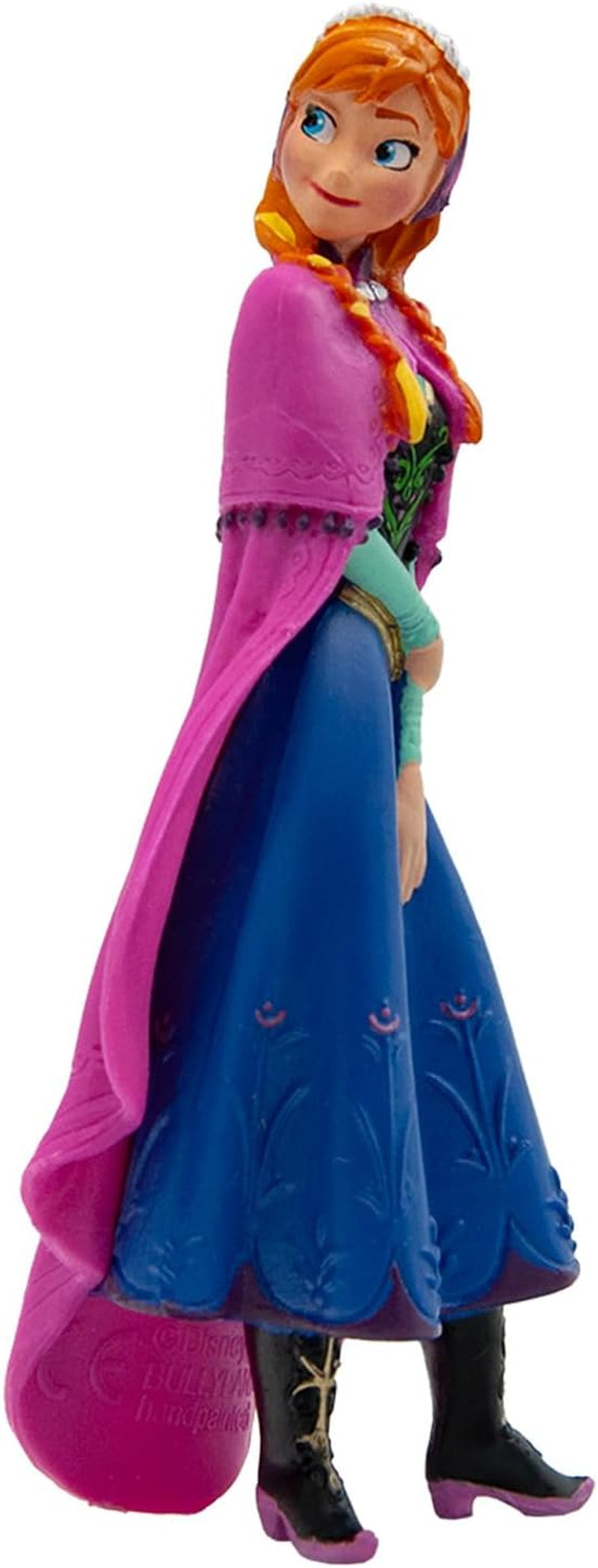 Bullyland 12960 - Prinsesse Anna figur fra filmen Frozen af ​​Walt Disney, ca. 9,5 cm, meget detaljeret, ideel som en lille gave til børn fra 3 år og opefter