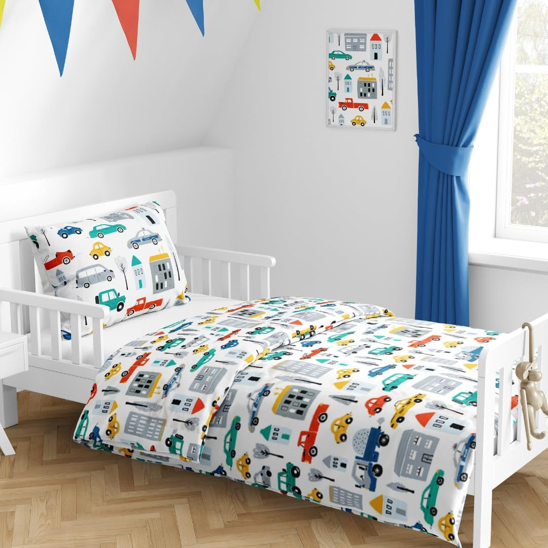 Sengetøj til drenge, forskellige motiver, 100% bomuld Sengetøj - børn Naty Shop