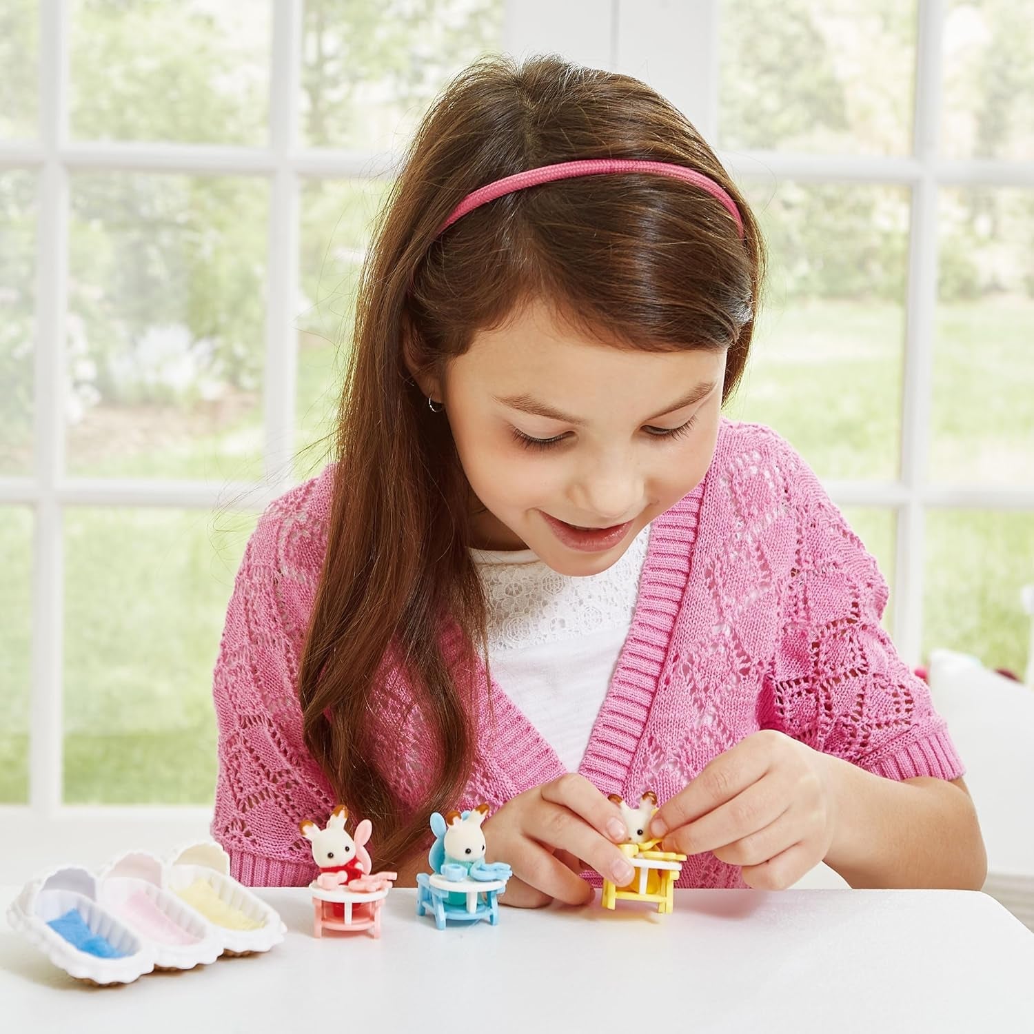 Sylvanian Families L5532 Triplets Startsæt - Dukkehuslegesæt