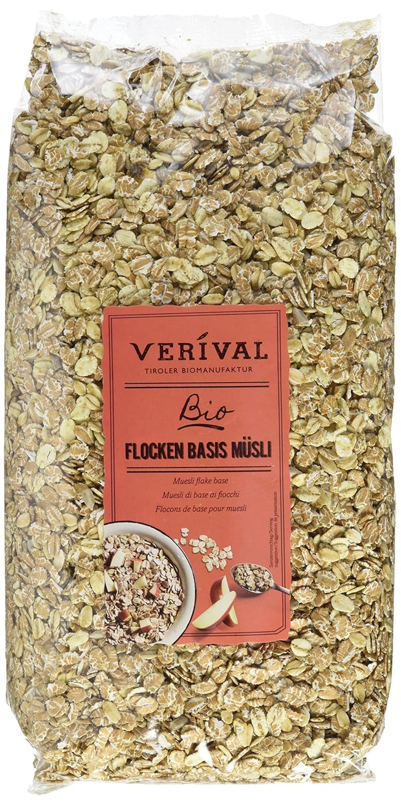 Verival Flocken Basis Müsli - Bio, 6Er Pack (6 X 1 Kg) Korn Naty Shop Standardtitel