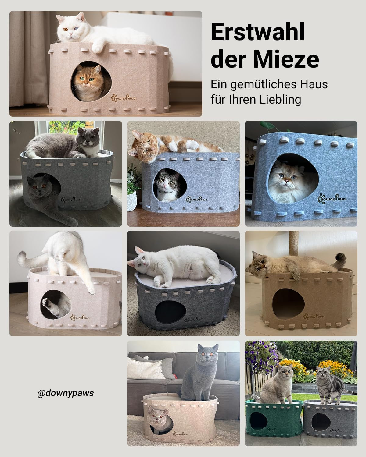 Tæpper og møbler, kæledyr, huler og huse, katte, senge til katte, katte - senge, madrasser