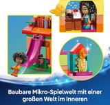 LEGO Ç€ Disney Encanto Mini House, byggelegetøj til piger fra 5 år, fantasy legetøj og byggesæt med Mirabel og Antonio Mini Dolls, en Capybara figur og nøgle 43261 Byggesæt Besuche den LEGO-Store