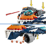 LEGO Marvel Rockets Rumskib vs. Ronan bygbart rumskibssæt Guardians of the Galaxy Superheltefigur Legetøjsgave til drenge og piger 8 år 76278 Byggesæt Besuche den LEGO-Store
