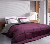 Toison D'Or Cocoon quilt, blomme / stål, 140 X 200 Cm Dyner og dyner Naty Shop Blomme / stål 200 Cm X 200 Cm