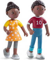 HABA 306696 - Little Friends Family Time Legesæt, fleksibelt dukketilbehør, 3+