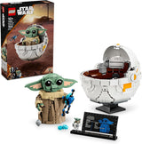 LEGO Star Wars 75403 Grogu i sin Mandalorian Repulsor-vugge - Samleminifigur - Model til at bygge, lege og vise - Boligdekorationer - Gave til drenge og piger i alderen 10+ Byggesæt Besuche den LEGO-Store Standardtitel