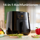 Philips 3000Er Airfryer XL - Rapid Air-teknologi, stegning med op til 90 % mindre fedt, kapacitet 1,2 kg, 6,2 liter, touchskærm Hvidevarer Naty Shop