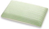 Ortopædisk nakkestøttepude - Økologisk Aloe - Aloe Vera Viskoelastisk pude 14 cm Højde 100 % bomuldsbetræk Viscopude - Memory Foam Pude - Lavet i Italien Naty Shop Standardpuder 1 stk (1 pakke)