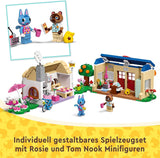 LEGO Animal Crossing Nook's Shop og Sophie's House sæt, kreativt legetøj til børn med 2 minifigurer fra videospilserien, gave til piger og drenge fra 7 år 77050 Byggesæt Besuche den LEGO-Store