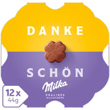 Milka Little Thank You Chocolates 12 x 44 g, fine mælkecremechokolader dækket med alpin mælkechokolade (pakke med 5)
