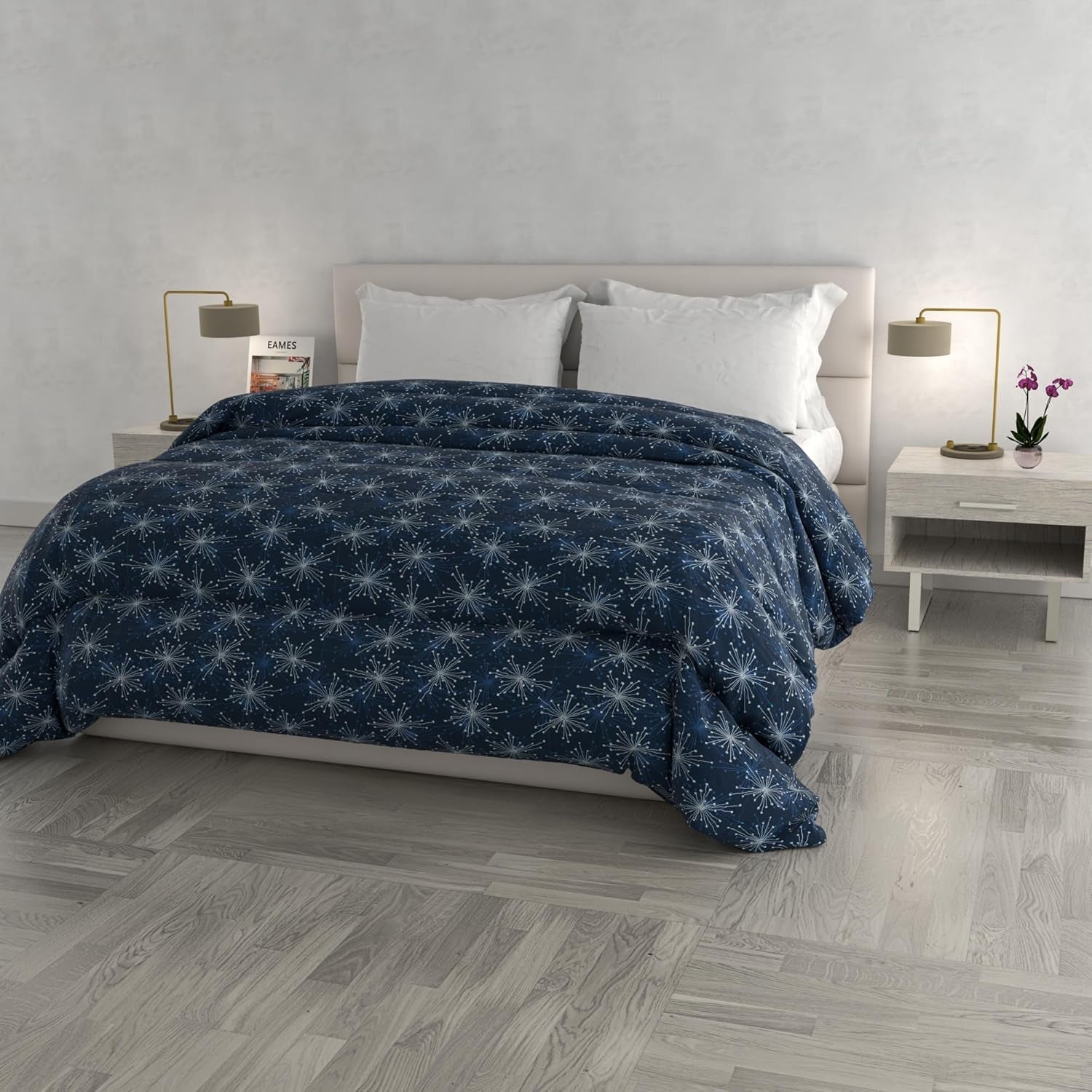 Moderigtigt vinterdyne, Firenze, 260X260Cm Dyner og dyner Naty Shop Fireworks 260X260Cm