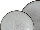 CreaTable, 23964, Serie Malmö, 18-teiliges Geschirrset for 6 Personen, Teller Set fra Steinzeug, spülmaschinen- og mikrowellengeeignet, Qualitätsproduktion