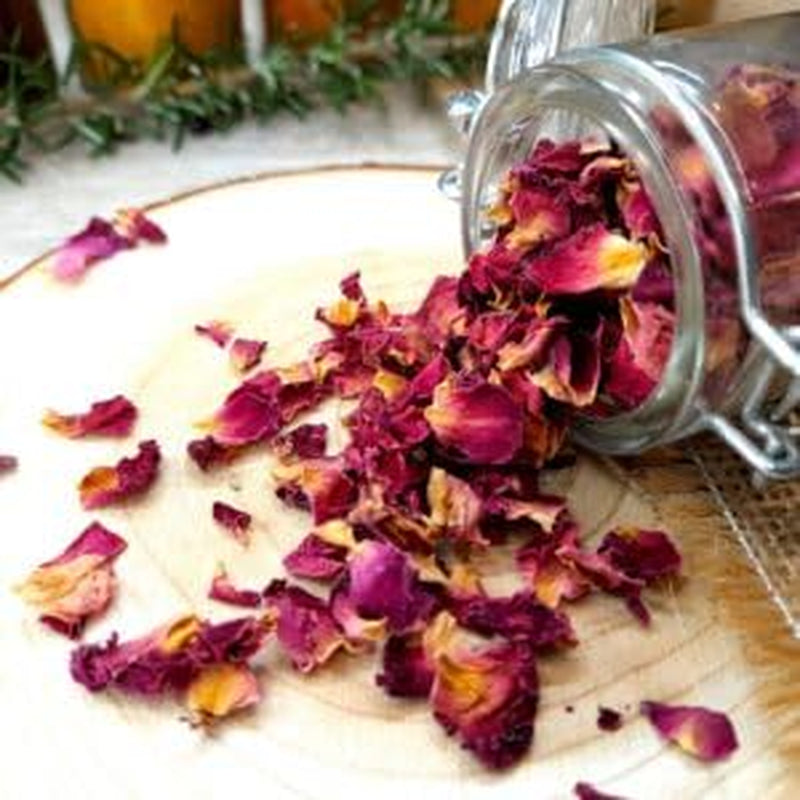 500g premium spiselige rosenknopper - tørret Atlas rosenbladsinfusion - sød og blomsteragtig smag og aroma - 100% naturlig, ren og uden tilsætningsstoffer | Tazarin Ltd