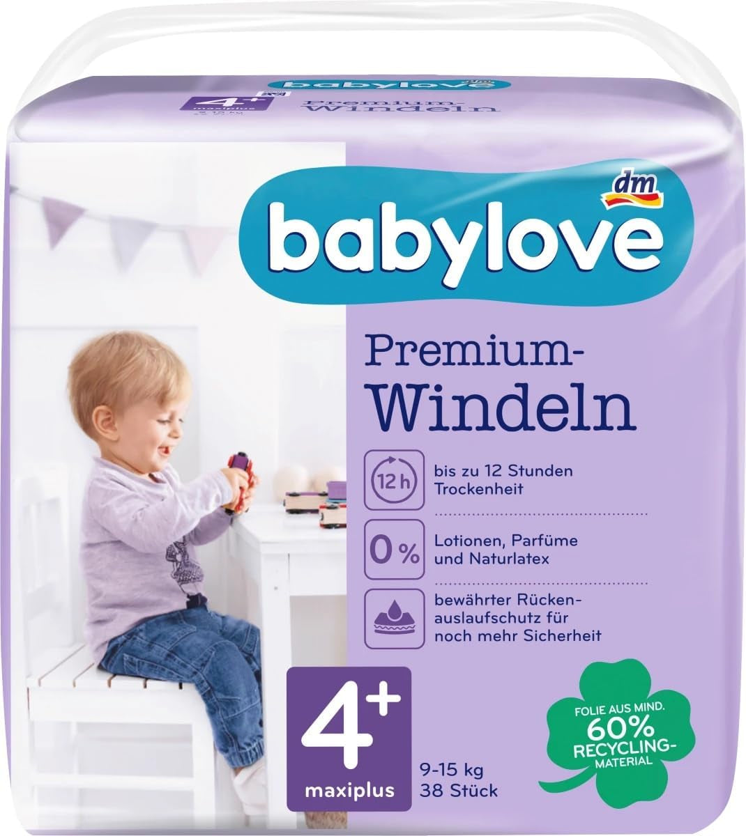 Premium bleer str. 4+, maxi plus 9-20 kg, 1 x 38 stk
