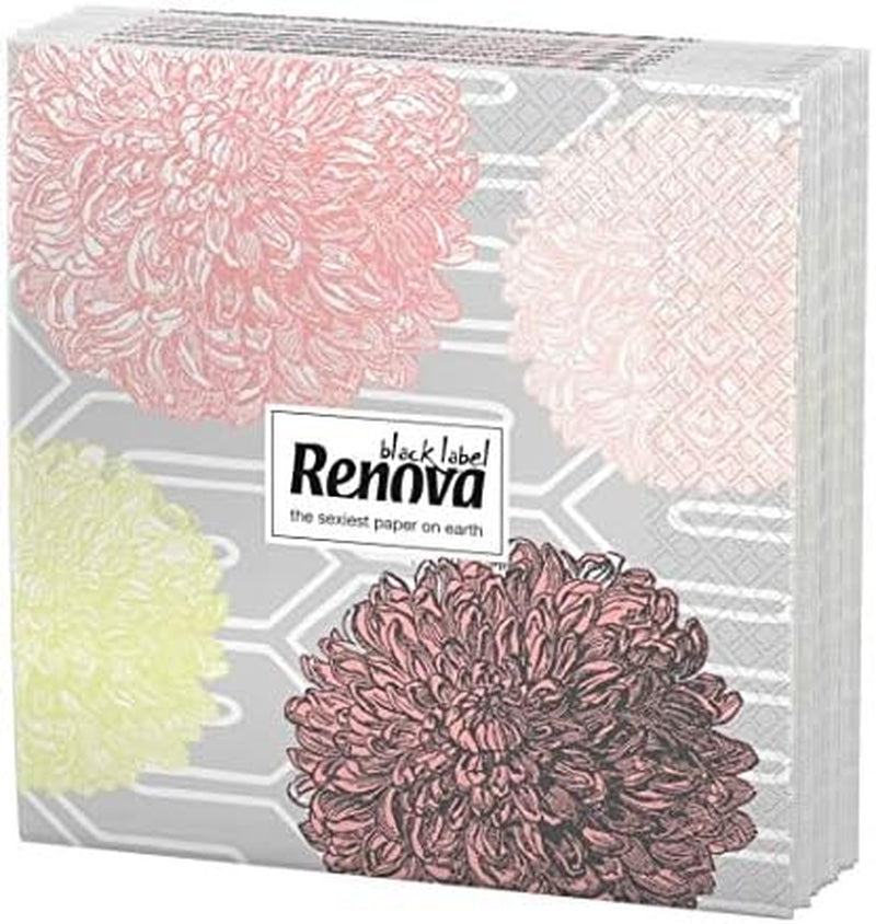 Renova papirservietter, højt dekoreret, 20 stk., 110 G