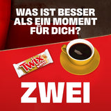 Twix hvide chokoladebarer; karamel, kiks, hvid chokolade; flere pakker chokolade; 5 barer (5 x 46 g)