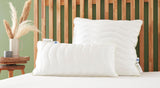 Badenia Trendline Eco Pillow Aerelle Blue 80 X 80 Cm, hvid, Oeko-Tex certificeret, produceret efter den tyske kvalitetsstandard Naty Shop standard puder 80 X 80 Cm