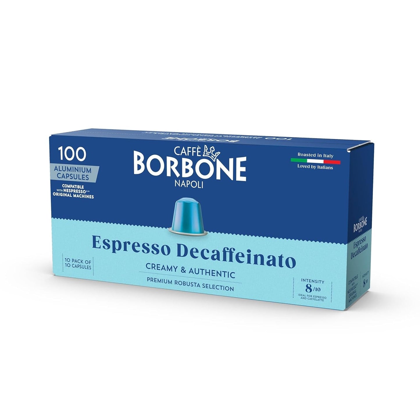 Caffè Borbone Decaffeinato - 90 kaffekapsler - cremet og autentisk - Kompatibel med Nespresso®* Haushalts-Espressomaschinen